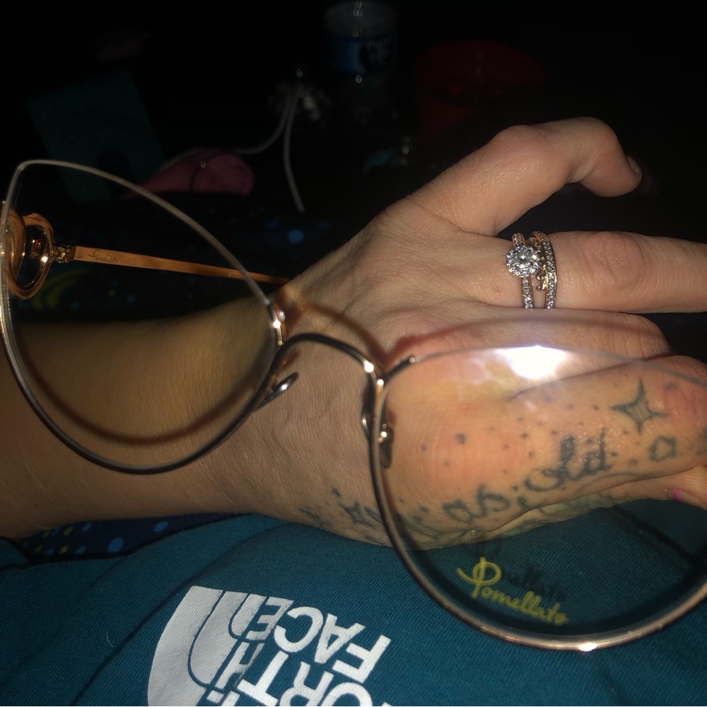 Pomelatto CatEye glasses non prescription